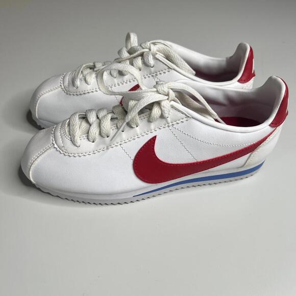 Nike Cortez Basic SL GS White Red Blue 807471-103 US 6 Women’s (EU 36.5) - Picture 1 of 7